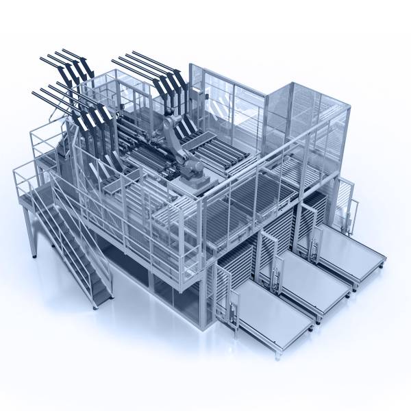 BE- UND ENTLADEROBOTER FÜR DECKEL TS 60 ST/AL